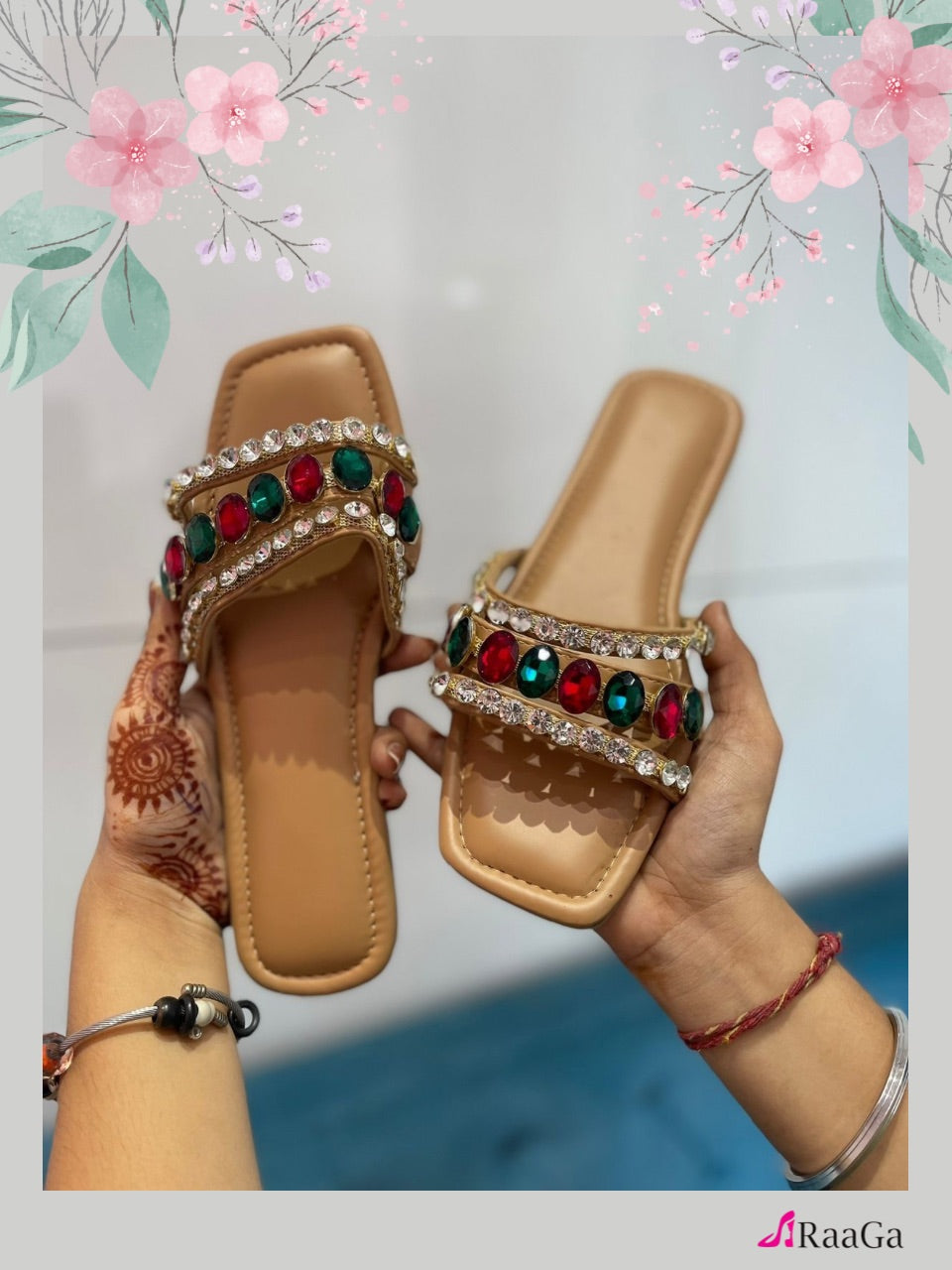 Pretty Crystal sandals