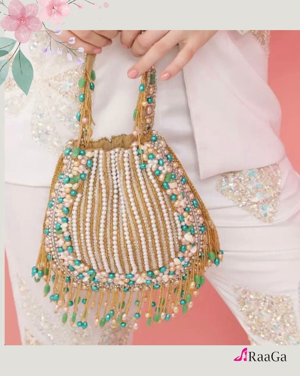 Pearl potli bag