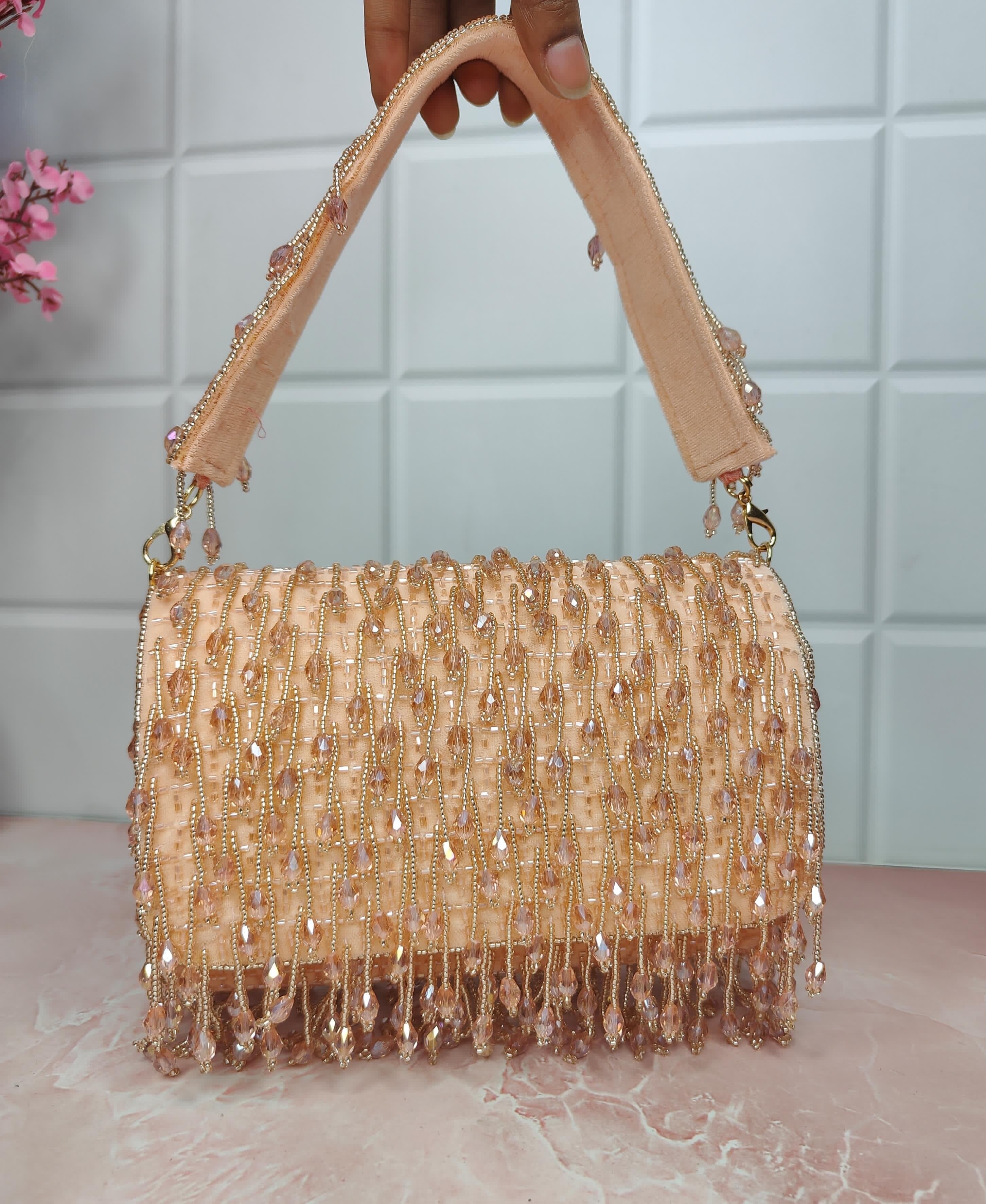 Beads hanging bag