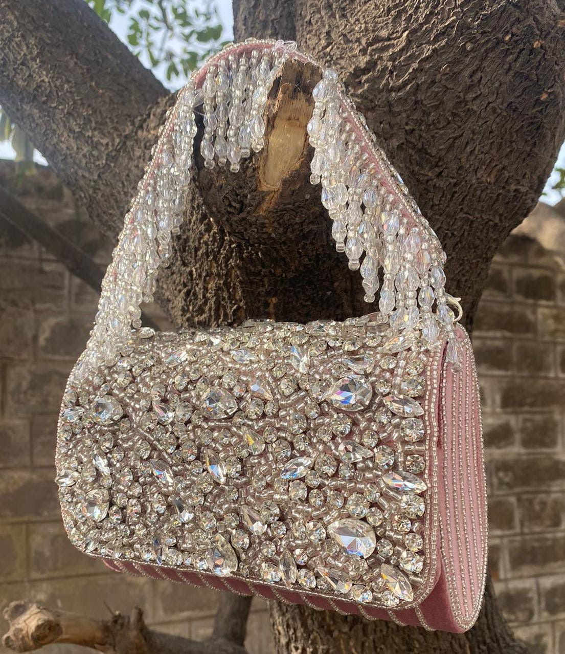 Crystal Flap bag