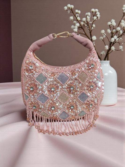 Blush bloom bag