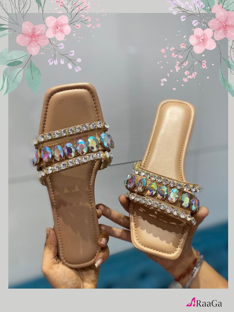 Pretty Crystal sandals